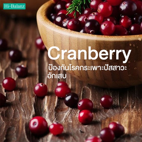 ป้องกันโรคกระเพาะปัสสาวะอักเสบ ด้วยสารสกัดจากแครนเบอร์รี่ (Cranberry Extract)