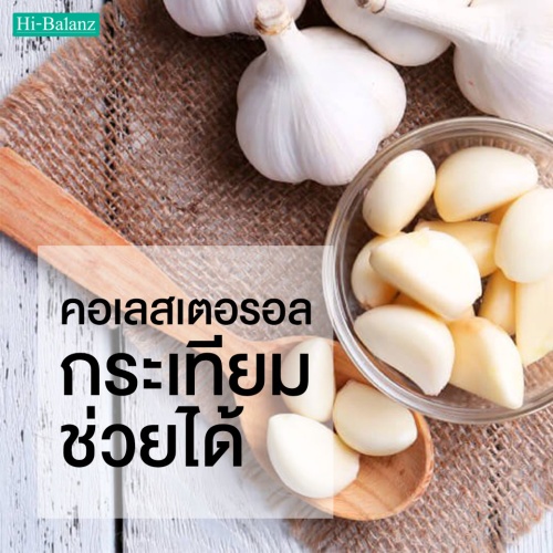 ปัญหาคอเลสเตอรอลเพิ่ม ปมโรคร้ายที่กระเทียม (Garlic Extract)ช่วยได้
