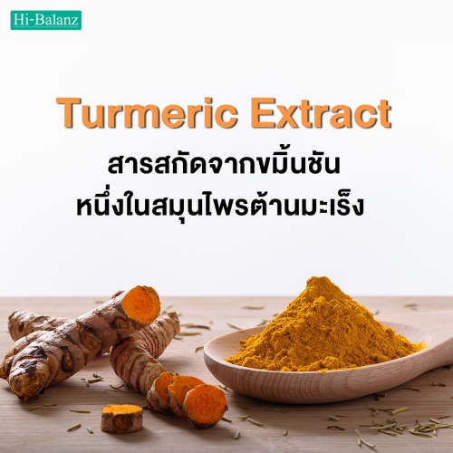 สารสกัดจากขมิ้นชันหนึ่งในสมุนไพรต้านมะเร็ง (Turmeric Extract)